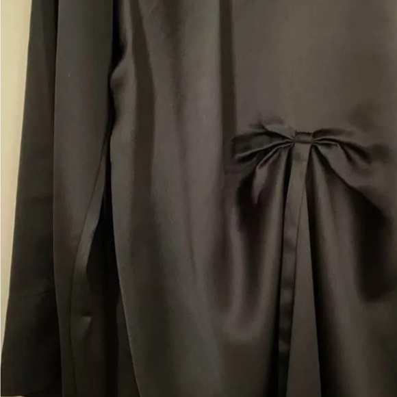 NWT BANANA REPUBLIC TRECCIA HAMMERED SATIN DRESS MSRP $160 - Picture 6 of 6